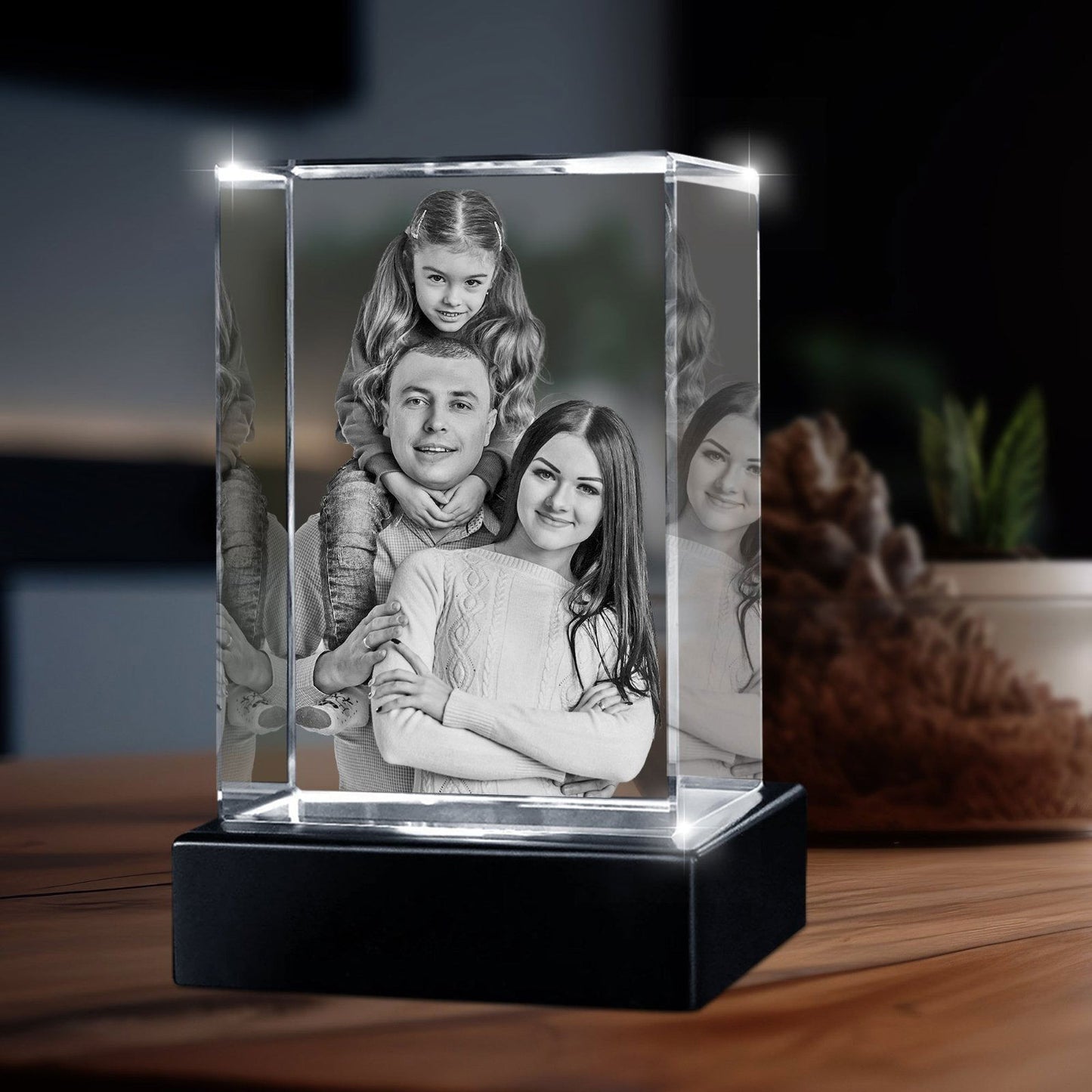 Rectangular 3D Crystal - 3d crystal forever